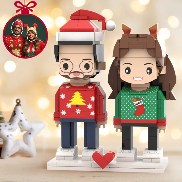 Style Your Brick Christmas Couple