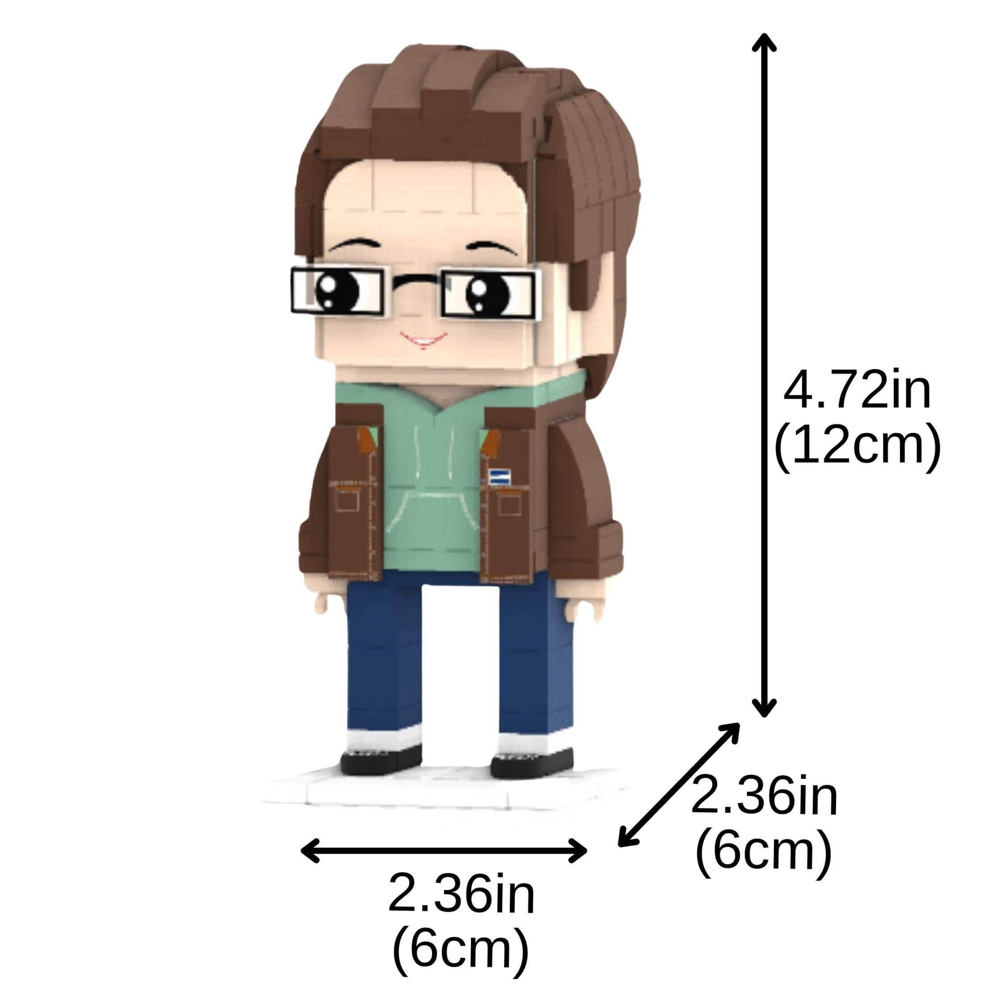 Personalized Dog Owner Gifts – Custom Mini Figures of You and Your Dog - Brick-You