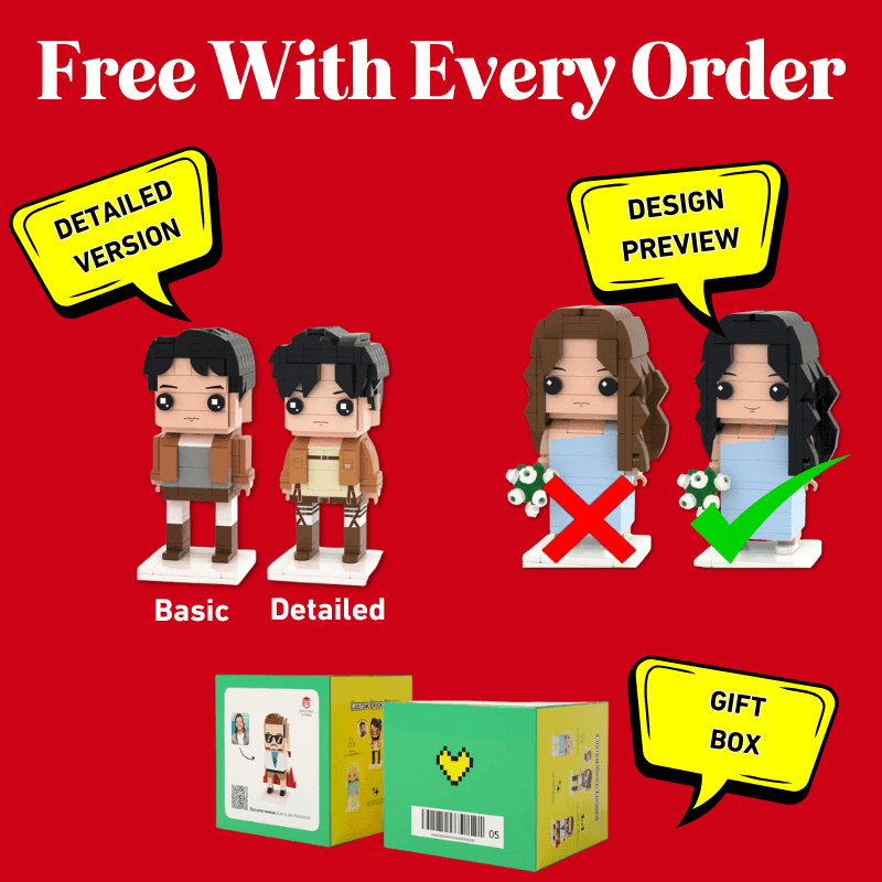 Personalized Dog Owner Gifts – Custom Mini Figures of You and Your Dog - Brick-You