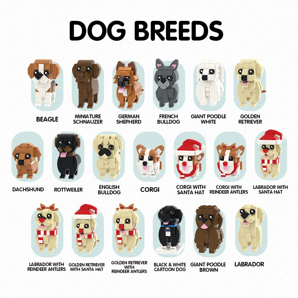 list of custom dog figure breeds