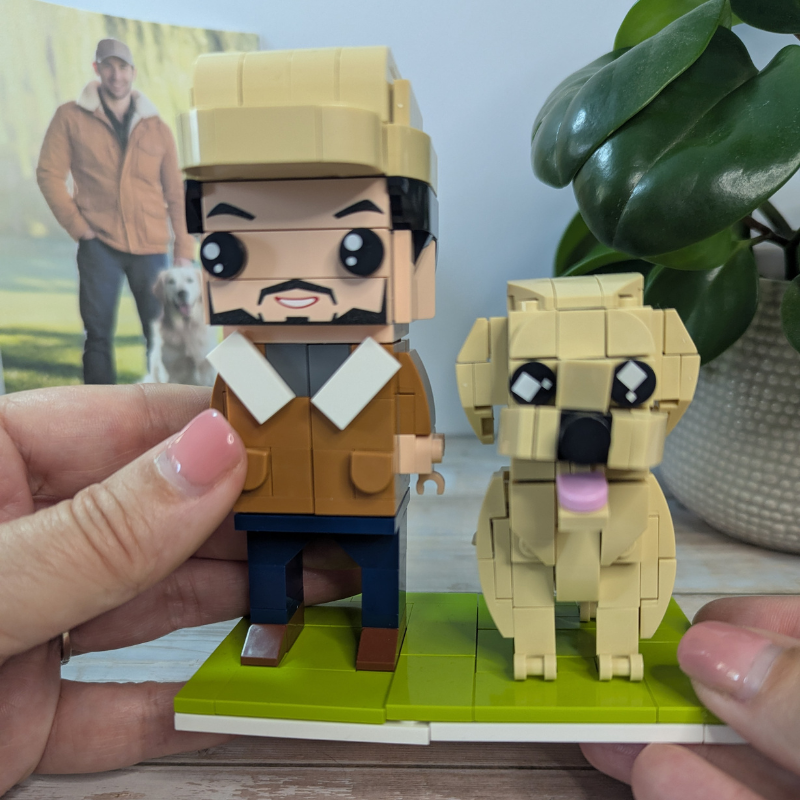 Personalized Dog Owner Gifts – Custom Mini Figures of You and Your Dog