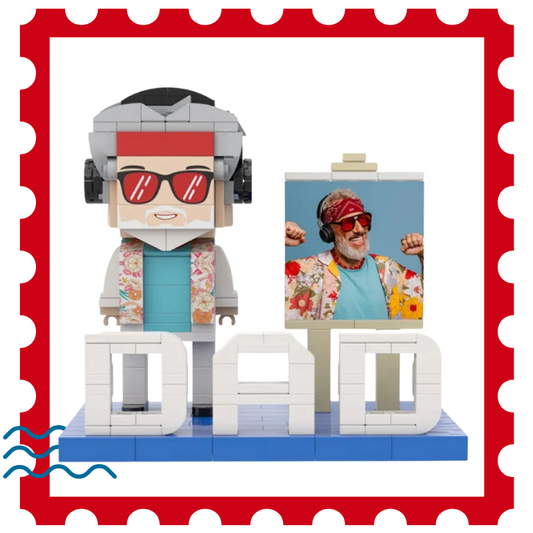 Custom DAD Brick Figure