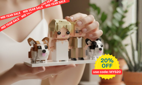 Brick-You personalised brick figures mobile banner image