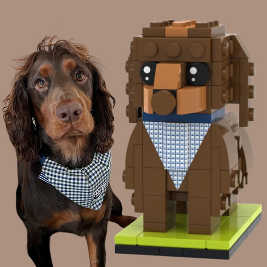 Custom Cocker Spaniel Brick Figure