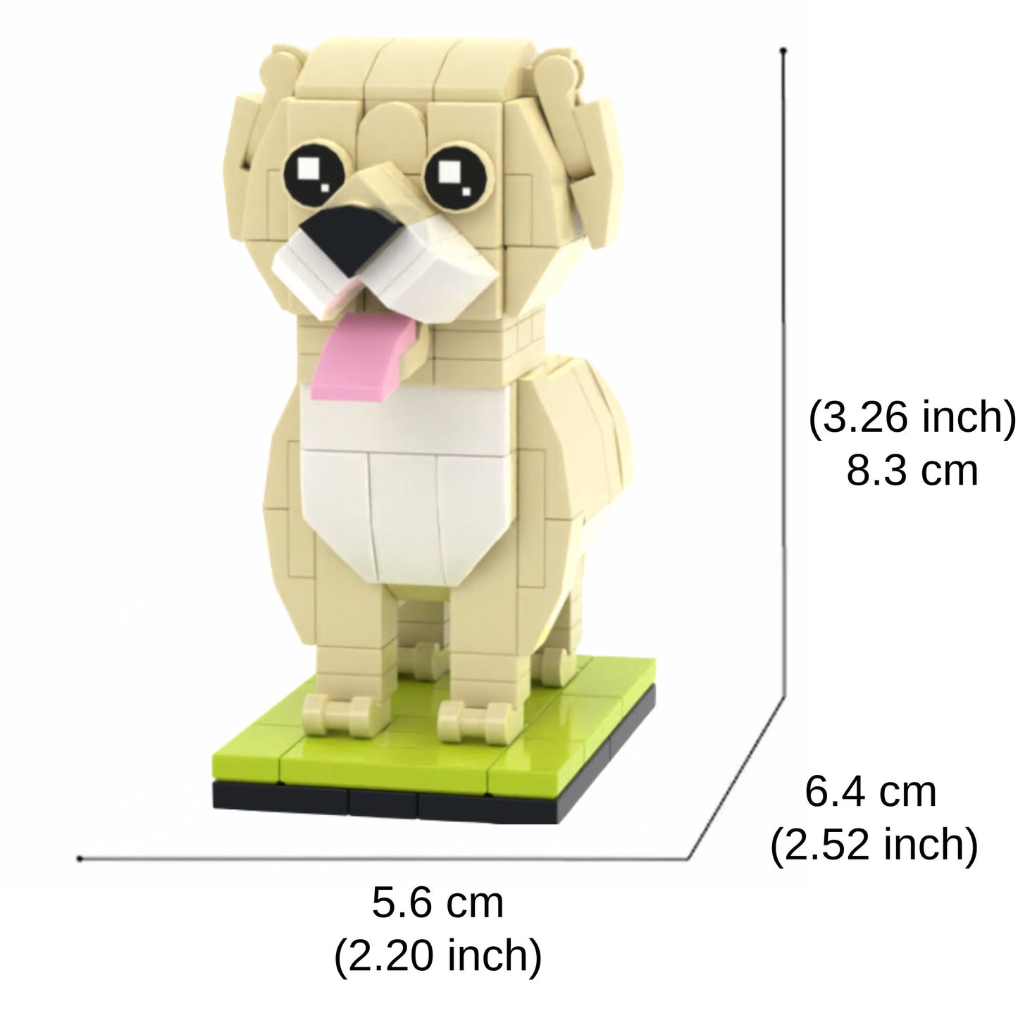 Custom Cocker Spaniel Brick Figure