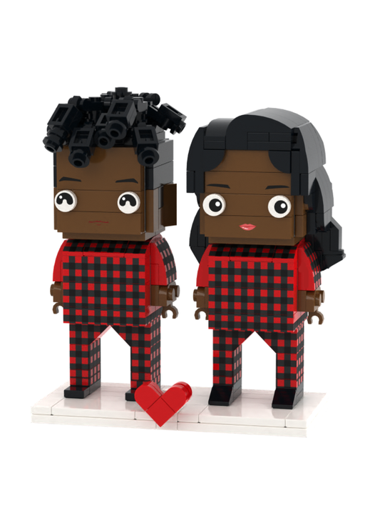 Style Your Brick - Christmas Couple Pajamas