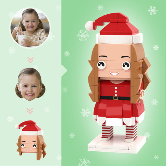 Style Your Brick - Christmas Girl Santa