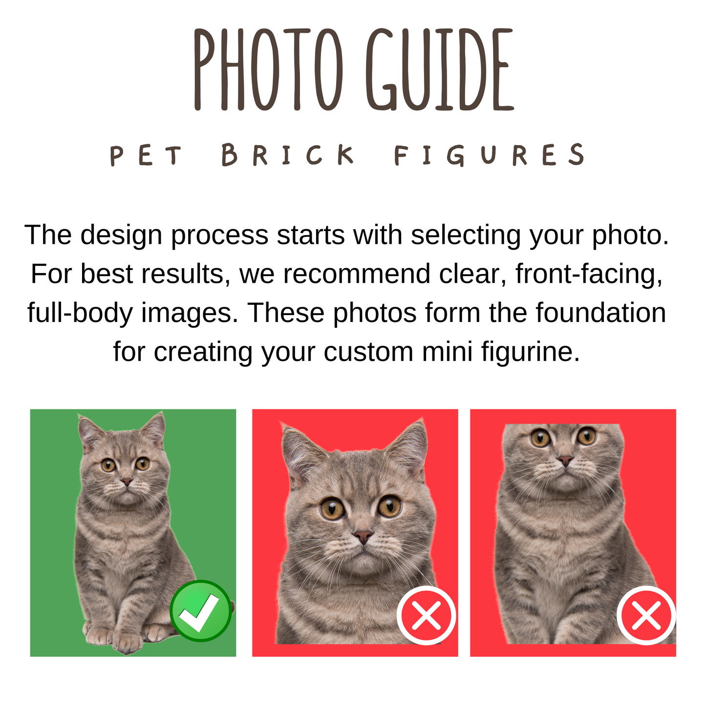 Custom Ginger Cat Brick Figure