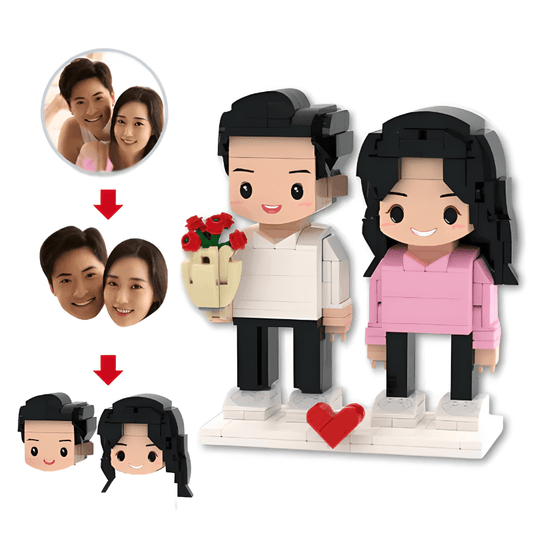 Style Your Brick – Couple in Love - Brick-You