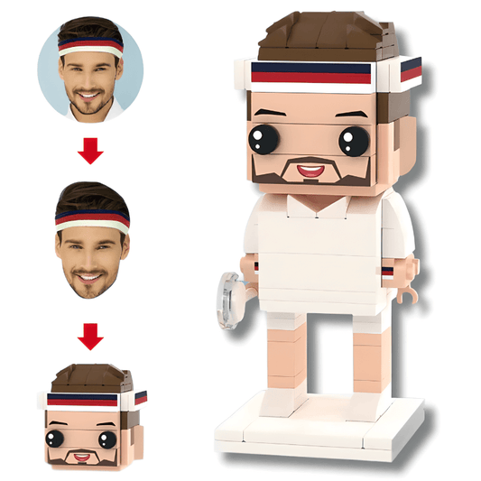 Style Your Brick – Male Tennis Player - Brick-You