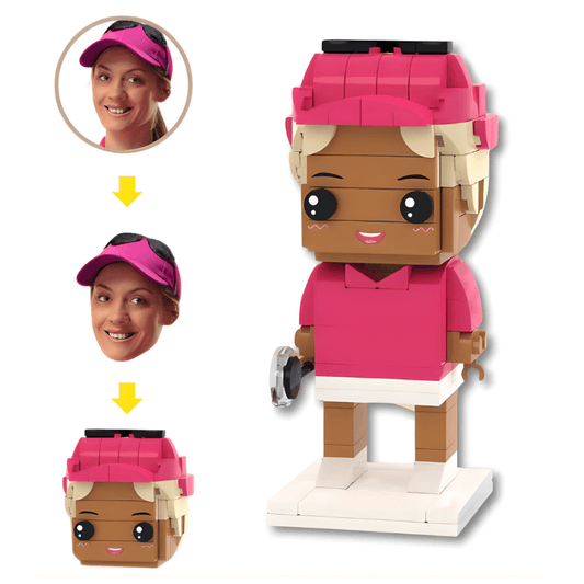 Style Your Brick – Female Tennis Player - Brick-You