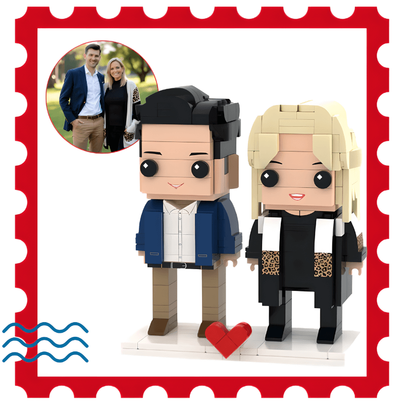 custom brick figures for couples