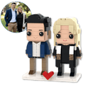 Custom Brick Figures for Couples – Mini Figures of Two People - Brick-You