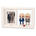 Custom Brick People Couple – Two Mini Figures with Buildable Frame - Brick-You