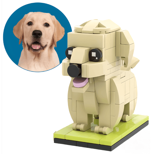 Labrador Custom Brick Figure – Gift for Labrador Dog Owner - Brick-You