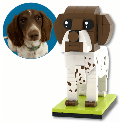 Springer Spaniel Custom Brick Figure – Gift for Springer Spaniel Owner - Brick-You